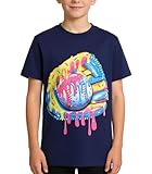 Boys Short Sleeve Funny Graphic Tees Baseball Print 10Y Summer Crewneck T-Shirt Tops