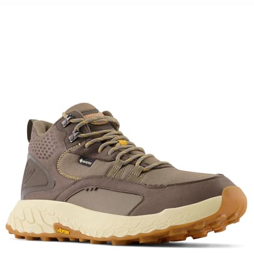 New Balance New Balance Men's Fresh Foam X Hierro V1 Mid-Cut Trail Running Shoe, Wren/Bungee/Golden Hour, 7.5 Wide US