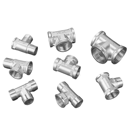 Accesorios de tubería de acero inoxidable 1/2 m-m-m para válvula de ángulo a tope termo 2