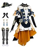 AwwwCos Cosplay Costume Dress Full Set with Hat for Women Suit Halloween Carnival Outfit