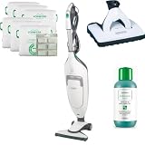 VORWERK FOLLETTO VK220s ORIGINALE Rigenerato Come Nuovo – Aspirapolvere Scopa Elettrica Con Filo con HD65, Filtro, 6 Sacchetti, 6 Profumini (Dotazione Completa + SP600 + Detergente)
