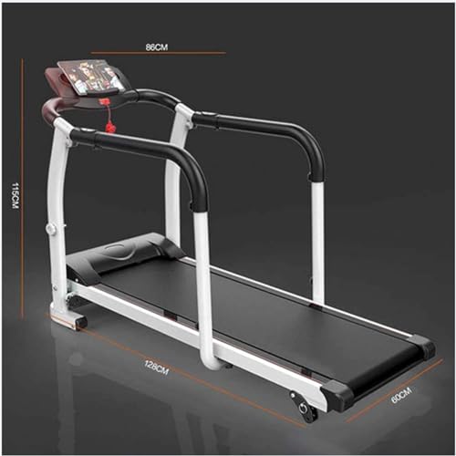 Image of Foldable Compact Treadmill,2 in 1 Walking Pad & Jogging Machine for Home /Office,LCD Display for Elderly, Long Handrail for Balance