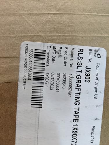 Genuine Parafilm Nursery Grafting Tape 1" Roll 30 Yards 90' 1080 Inches Per Roll (1 Roll)