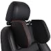 Aukee Car Seat Pillow Headrest Neck Support Travel Sleeping Cushion for Kids Adults Black