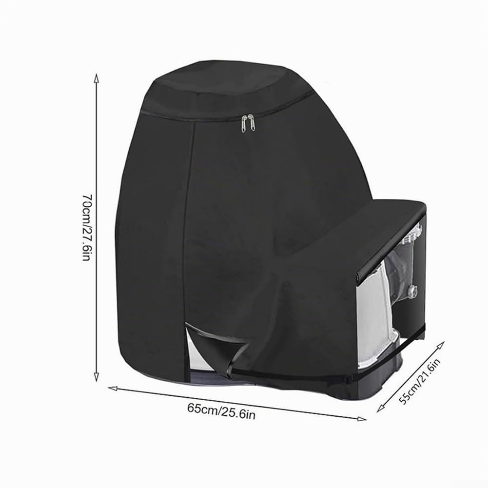 Housse Protection Panier Basket Piscine – Tissu Oxford Imperméable, 95 X 61 X 109 Cm, Anti-UV Et Vent