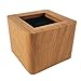 aspeike The New Upgrade 4 Packs 3 INCH Bed and Furniture Risers Heavy Duty Bed Lifts - Lifts Up to 6600 LBs Couch, Desk, Tables or Chairs Risers（More Realistic Woody Feel） Wooden Color