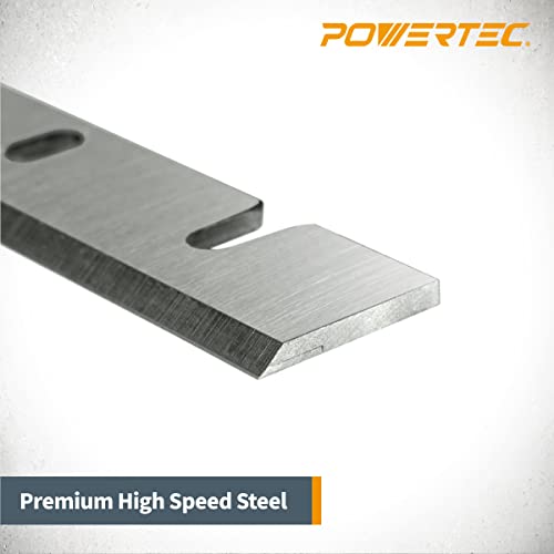 Image of POWERTEC 12-1 /2 Inch Planer Blades for DeWalt DW733 Planer, Replacement for DW7332 Planer Knives, Set of 4 (12809DD)