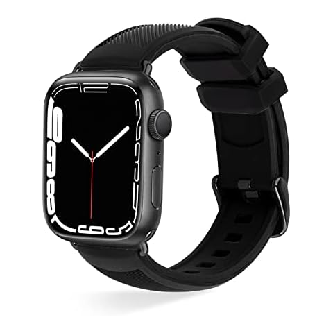 Wristitani Compatible with Apple Watch Strap 44mm 42mm 45mm, Soft Silicone Sport Strap Replacement Strap Compatible with iWatch Series 7 6 SE 5 4 3 2 1, Multiple Colors Cover