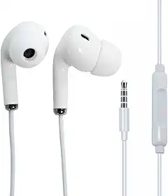 VERDE Fone de Ouvido P2 com Fio Intra Auricular, Microfone Integrado (Branco)