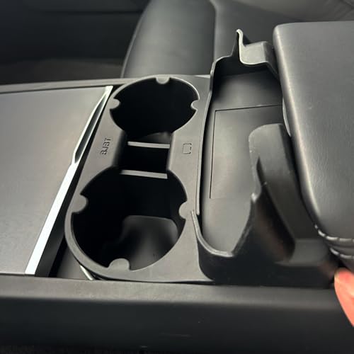 Insert de portavasos y almacenamiento 2 en 1 para Tesla Model 3 y Y miniatura 2