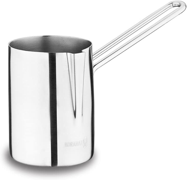 Korkmaz Proline Turkish Coffee Pot 3 Cups | Stainless Steel Moka Espresso Pot | Arabic Greek Coffee Maker | Silver - KA296