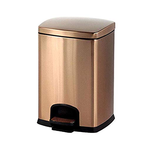 Poubelle cuisine en acier inoxydable 8L à pédale pour maison et bureau