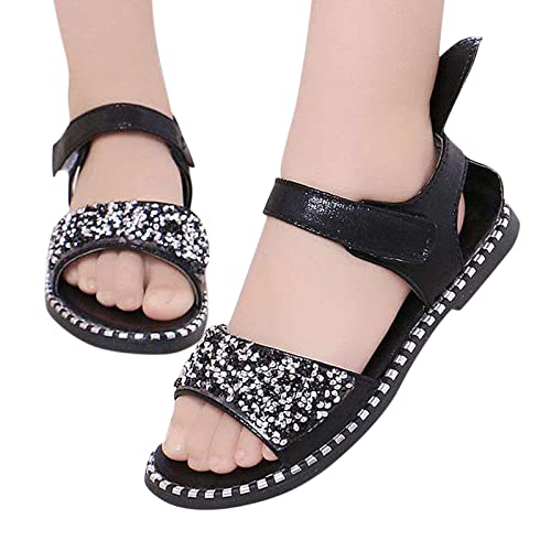 Girls Shoes with Straps Toddler Little Girl Dress Sandals Shoes Casual Slip On Ballet Slide Sandals Shower3