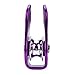 Single Swivel Rope Pulley, 20kN Heavy Duty Pulley for Rock Climbing, Tree Rappelling, Arborist Safety Gear Purple