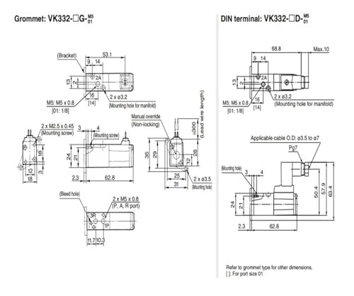 Électrovanne VK332 Haute Précision à Commutation Rapide pour Air Comprimé - 6