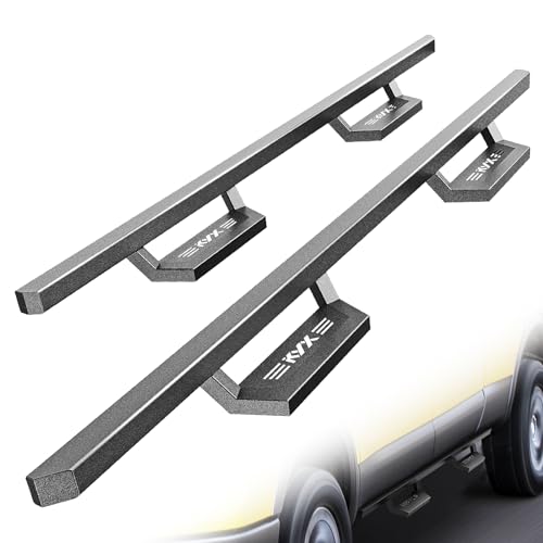 KYX Running Boards Compatible with 2004-2022 Titan Crew Cab，5 inches Car Door Side Steps Nerf Bars Step Rails, Running Boards for Titan