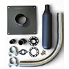 Zombiebox Portable Generator Exhaust Extension Silencer Kit | Exhaust Extension System | 3 Adapters Included | Reduced Noise | High Efficiency | Compatible with ALL Portable & Backup Generators