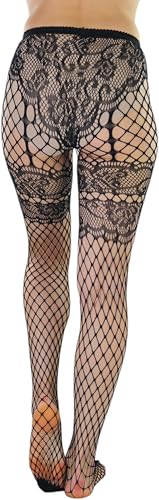 Image of ToBeInStyle Women's Faux Print Suspender Garter Sheers Pantyhose