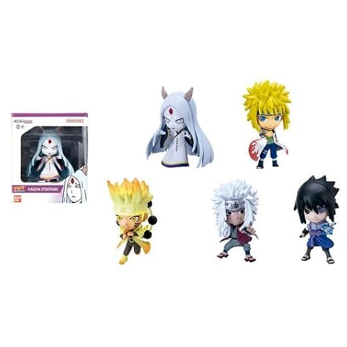 BANDAI - Figura - Naruto Shippuden - Chibi Masters - Versión B - 8 cm - (12 Figuras Diferentes - envueltas Individualmente) - VE77963