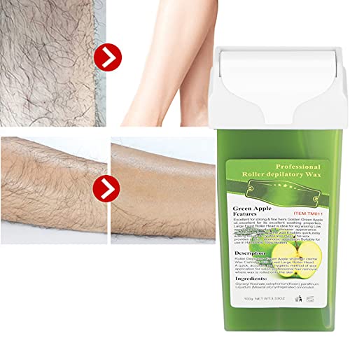 Roll On Wax, Honey Roll On Wax 100G Depilatory Heater Wax Professional Roller Depilatory Wax Home Ha