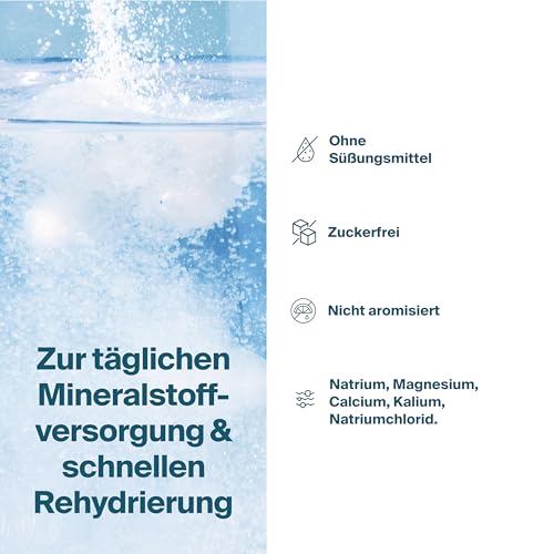 Elektrolytpulver PUR Sodium Enriched 279 g / 30 Portionen | Für Hydration, Regeneration & Muskelfunktion | Isotonisch mit Natrium, Kalium, Magnesium, Calcium & Chlorid | zuckerfrei, vegan, pur
