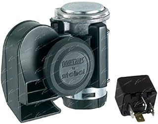 Stebel Nautilus Compact Motorcycle Air Horn - Loud - Black