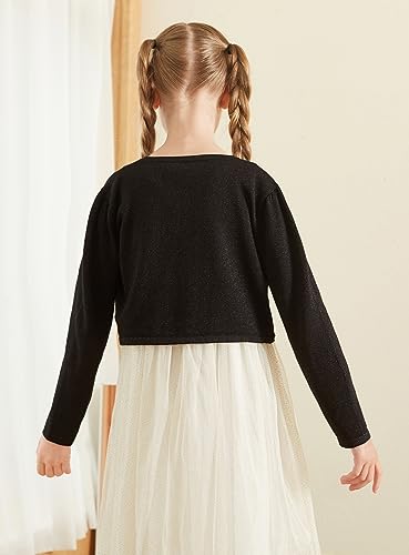 UMELOK Girls' Sparkly Shrug Cardigans4