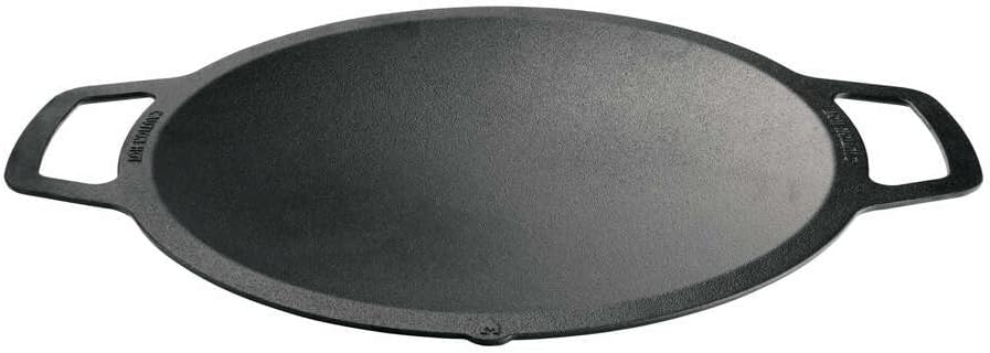 Solo Stove Large Cast Iron Wok Top, Stir Fry Pan, Cooktop for Bonfire and Yukon fire Pit, Fireplace Accessory, Cooking Surface: 18", Depth: 2.5", Weight: 12.5 lbs Wok Top Bonfire/Yukon
