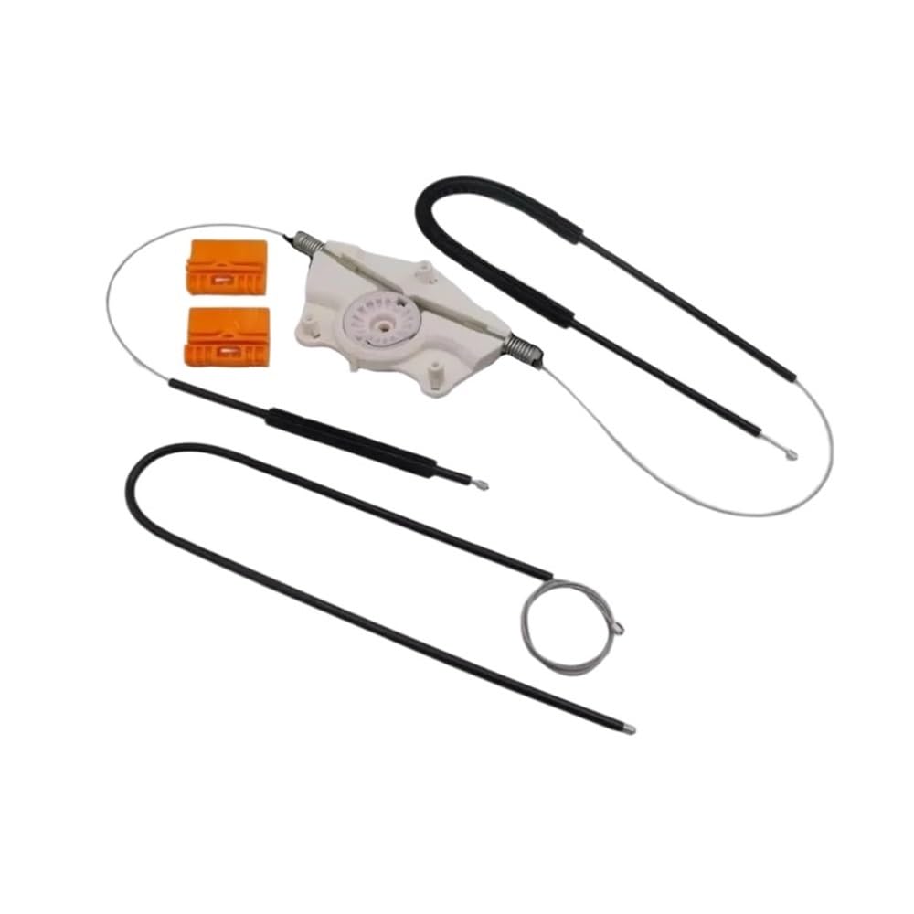 Regulador de ventana para A4 B6 B7 2000-2008, kit delantero derecho de hierro y plástico 2