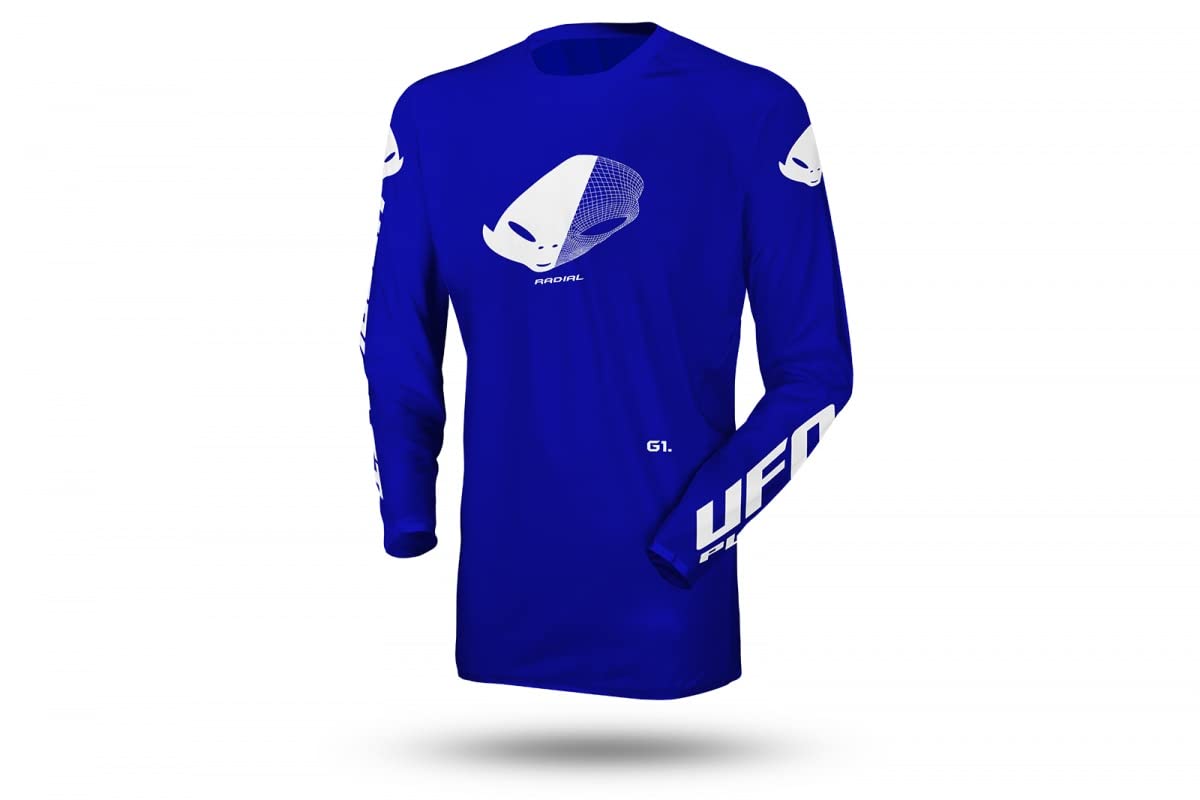 Ufo Plast Maglia Motocross Radial Blu (XL)