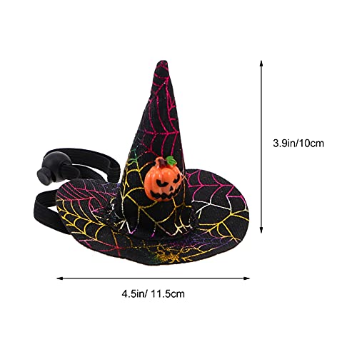 Disfraz Halloween Sombrero Hechicera para Mascotas miniatura 2