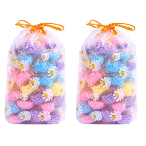 Healeved Detergente de lavandería 120 piezas de perlas de condensación de fragancia Mcbling secadora de ropa potenciador de aroma perlas de limpieza secadora suavizante de fragancia duradero