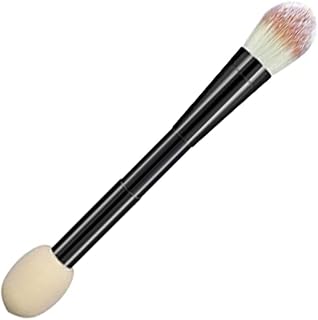 Brocha de maquillaje de doble punta para polv...