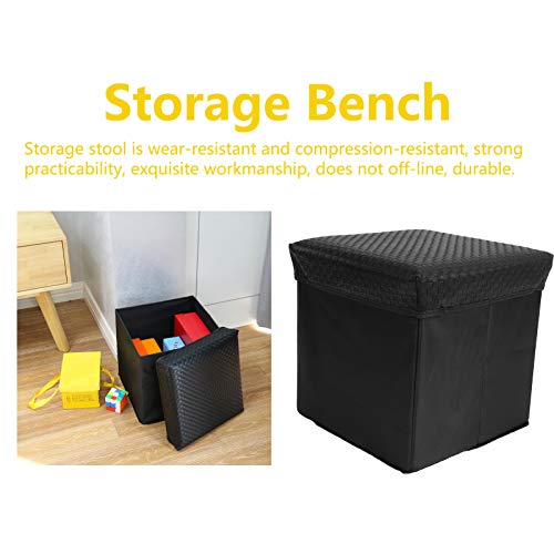 Fishawk Banco de descanso para os pés, banco de armazenamento, sala de estar portátil para necessida