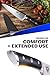 Dalstrong Chef Knife - 7 inch - Gladiator Series Elite - Forged High Carbon German Steel - Razor Sharp Kitchen Knife - Full Tang - Black G10 Handle - Sheath Included - Chef's Knife - NSF Certified