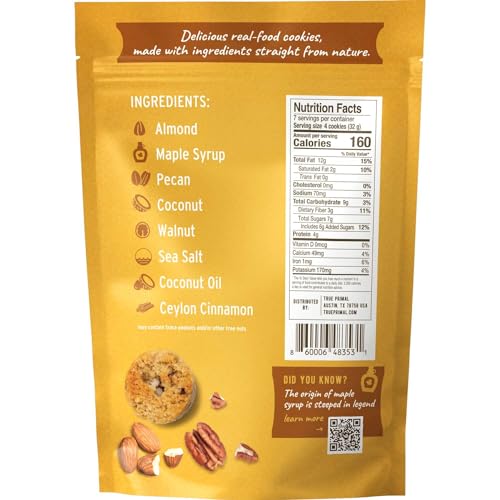 Ona Maple Pecan Cookies, Ready to eat, Gluten free, Grain free, Dairy free, Paleo, Vegan, Made with Maple Syrup - Thumbnail 2
