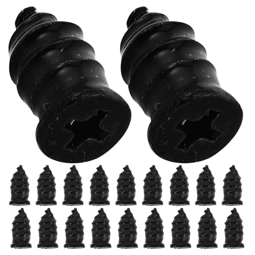 MUELODSIC Kit de Réparation de Pneus 50 Pcs Clous de Crevaison en Caoutchouc Clou Champignon Vis Autotaraudeuses Grand Format pour Voitures Motos et Véhicules Électriques Outil de