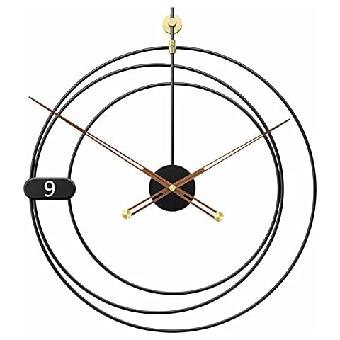 Azanaz Wanduhr Groß Modern Wanduhr Ohne Tickgeräusche,Büro Wanduhr Büro Modern für Wohnzimmer Wanduhr Cover