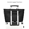 zhongningyifeng Men's Tote Bag 14-inch Laptop Nylon Waterproof Lightweight Business Casual Black Handbag for Work School Travel #3