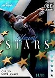 2021 Leaf Young Stars Multi-Sport Platinum #24 Collin Morikawa XRC RC Rookie /99 Trading Card