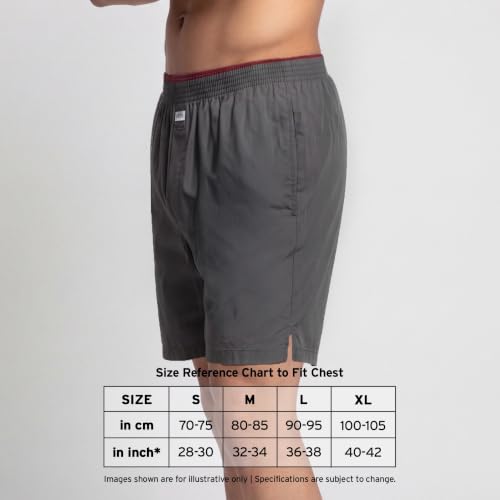 Image of Levi's 074 Boxer Shorts for Men | 100% Poplin Cotton | Breathable | Solid Men's Boxers | Relaxed Fit | Smooth Hand-Feel | Yarn-Dyed, Long Lasting Colour | Functional Fly | Tagless | Pack of 1