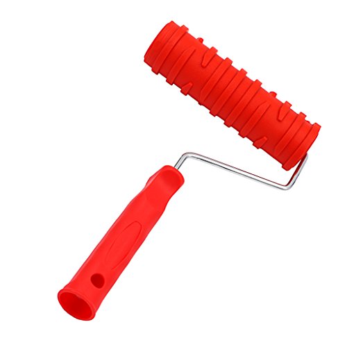 Fenteer 7 Inch Embossed Textured Roller Paint Rolls for DIY Wall Embellishment, A, 7 Inch