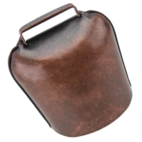 Milisten Campanacci Piccoli in Ferro Spessi Per Cani e Bestiame, Campanello Per Collare Suono Forte Per Mucche e Pecore, Mini Campanellini Rustici Da Giardino Per Uso Esterno