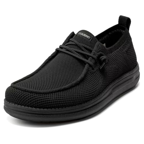 Image of 1TAZERO Men Slip On Shoes Loafer with Arch Support Insoles,Men Casual Shoes for Plantar Fasciitis