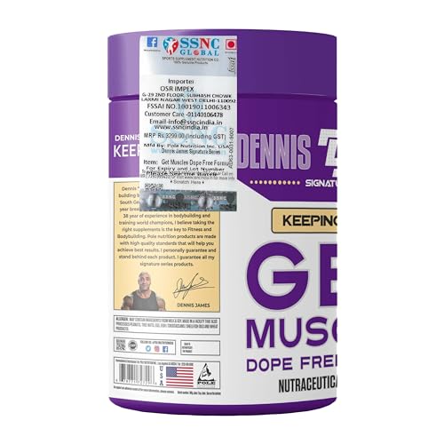 Image of Dennis James Signature Series Get Muscles | Dope-Free Formula | 120 Tablets - Premium Muscle Support for Athletes and Fitness Enthusiasts