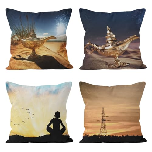 Housse coussin exterieur impermeable rectangulaire 50x50cm - 2