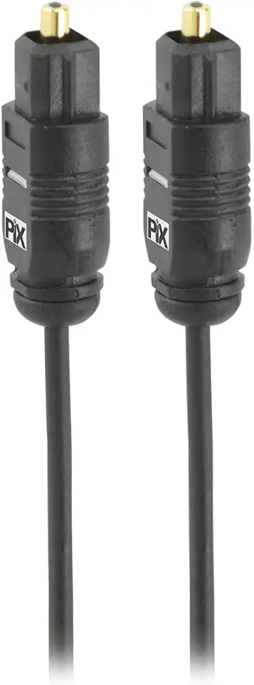 PIX Cabo Óptico Toslink Basic 3 Metros - Cabo para Áudio Digital 018-9003