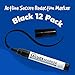 Artline Redaction Marker Privacy Blackout Redacting Pen for Documents & Mail, Black Out Private Information, Redacting Marker Helps Prevent Identity Theft, 12 Pack
