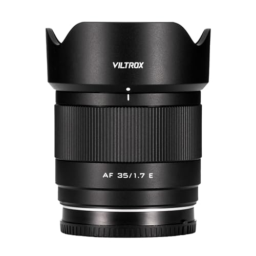 VILTROX AF 35mm F1.7 E, AF 35mm F1.7 Prime Lens for Sony E Mount