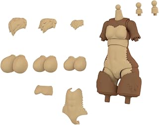 青島文化教材社(AOSHIMA) けもプラ ボディパーツセット 01 [ニホンオオカミカラー] nonスケール ABS製 プラモデル